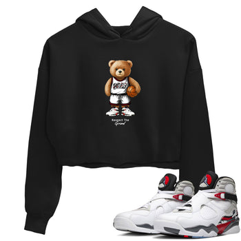 Sneaker match tees – Sneaker Tees To Match Air Jordan 8 Bunny Shoes Air Jordan 8 White and True Red – GOAT Mode Crop T-Shirt Black 1
