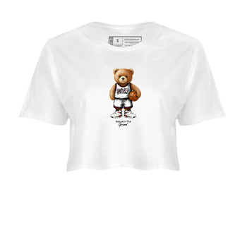 Sneaker match tees – Sneaker Tees To Match Air Jordan 8 Bunny Shoes Air Jordan 8 White and True Red – GOAT Mode Crop T-Shirt White 2