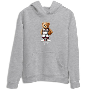 Sneaker match tees – Sneaker Tees To Match Air Jordan 8 Bunny Shoes Air Jordan 8 White and True Red – GOAT Mode Tee Heather Grey 2