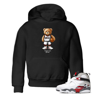 Sneaker match tees – Sneaker Tees To Match Air Jordan 8 Bunny Shoes Air Jordan 8 White and True Red – GOAT Mode Kids T-Shirt Black 1