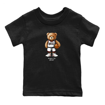 Sneaker match tees – Sneaker Tees To Match Air Jordan 8 Bunny Shoes Air Jordan 8 White and True Red – GOAT Mode Kids T-Shirt Black 2