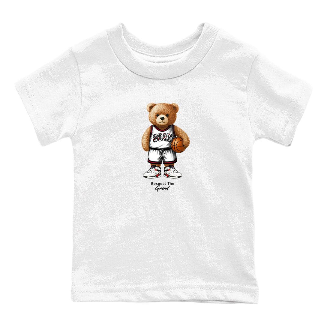Sneaker match tees – Sneaker Tees To Match Air Jordan 8 Bunny Shoes Air Jordan 8 White and True Red – GOAT Mode Kids T-Shirt White 2