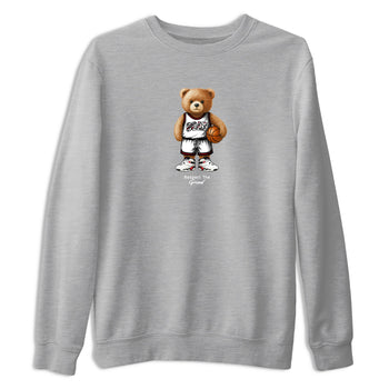 Sneaker match tees – Sneaker Tees To Match Air Jordan 8 Bunny Shoes Air Jordan 8 White and True Red – GOAT Mode Tee Heather Grey 2