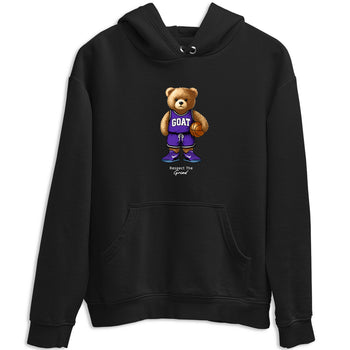 Basketball Graphic Tee – Sneaker Tees To Match KD 9 Hyper Grape – GOAT Mode Graphic Tee Black 2. Perfect for purple basketball sneaker releases and legacy-inspired colorways for 2025 hoopers.