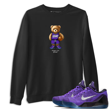 Basketball Graphic Tee – Sneaker Tees To Match KD 9 Hyper Grape – GOAT Mode Graphic Tee Black 1. Perfect for purple basketball sneaker releases and legacy-inspired colorways for 2025 hoopers.