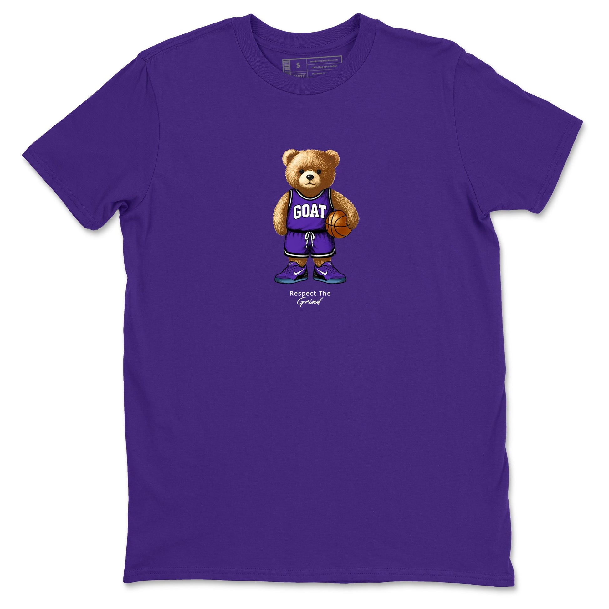 Basketball Graphic Tee – Sneaker Tees To Match KD 9 Hyper Grape – GOAT Mode Graphic Tee Purple 2. Perfect for purple basketball sneaker releases and legacy-inspired colorways for 2025 hoopers.