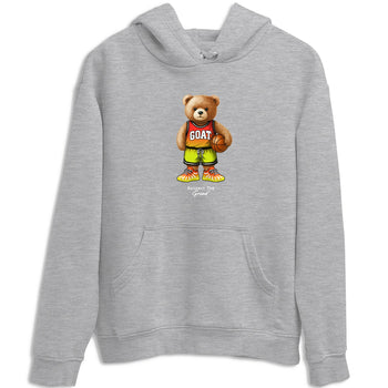 Basketball Graphic Tee – Sneaker Tees To Match Nike JA 3 Under The Christmas Tree – GOAT Mode Graphic Tee Heather Grey 2. Perfect for JA3 Christmas releases 2025 colorways.