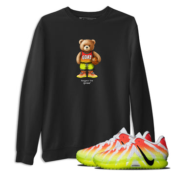 Basketball Graphic Tee – Sneaker Tees To Match Nike JA 3 Under The Christmas Tree – GOAT Mode Graphic Tee Black 1. Perfect for JA3 Christmas releases 2025 colorways.