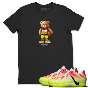 Basketball Graphic Tee – Sneaker Tees To Match Nike JA 3 Under The Christmas Tree – GOAT Mode Graphic Tee Black 1. Perfect for JA3 Christmas releases 2025 colorways.