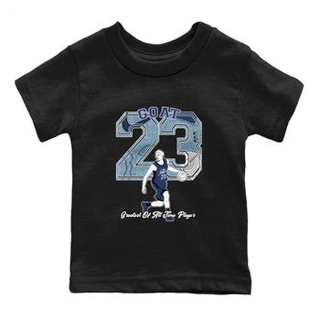 1s Denim shirts to match jordans Goat Player sneaker match tees Air Jordan 1 Denim SNRT Sneaker Tees streetwear brand Baby and Youth Black 2 cotton tee
