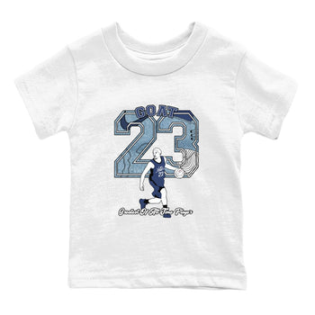 1s Denim shirts to match jordans Goat Player sneaker match tees Air Jordan 1 Denim SNRT Sneaker Tees streetwear brand Baby and Youth White 2 cotton tee