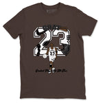 1s Mocha shirts to match jordans Goat Player sneaker match tees Air Jordan 1 Mocha SNRT Sneaker Release Tees unisex cotton Dark Chocolate 2 crew neck shirts