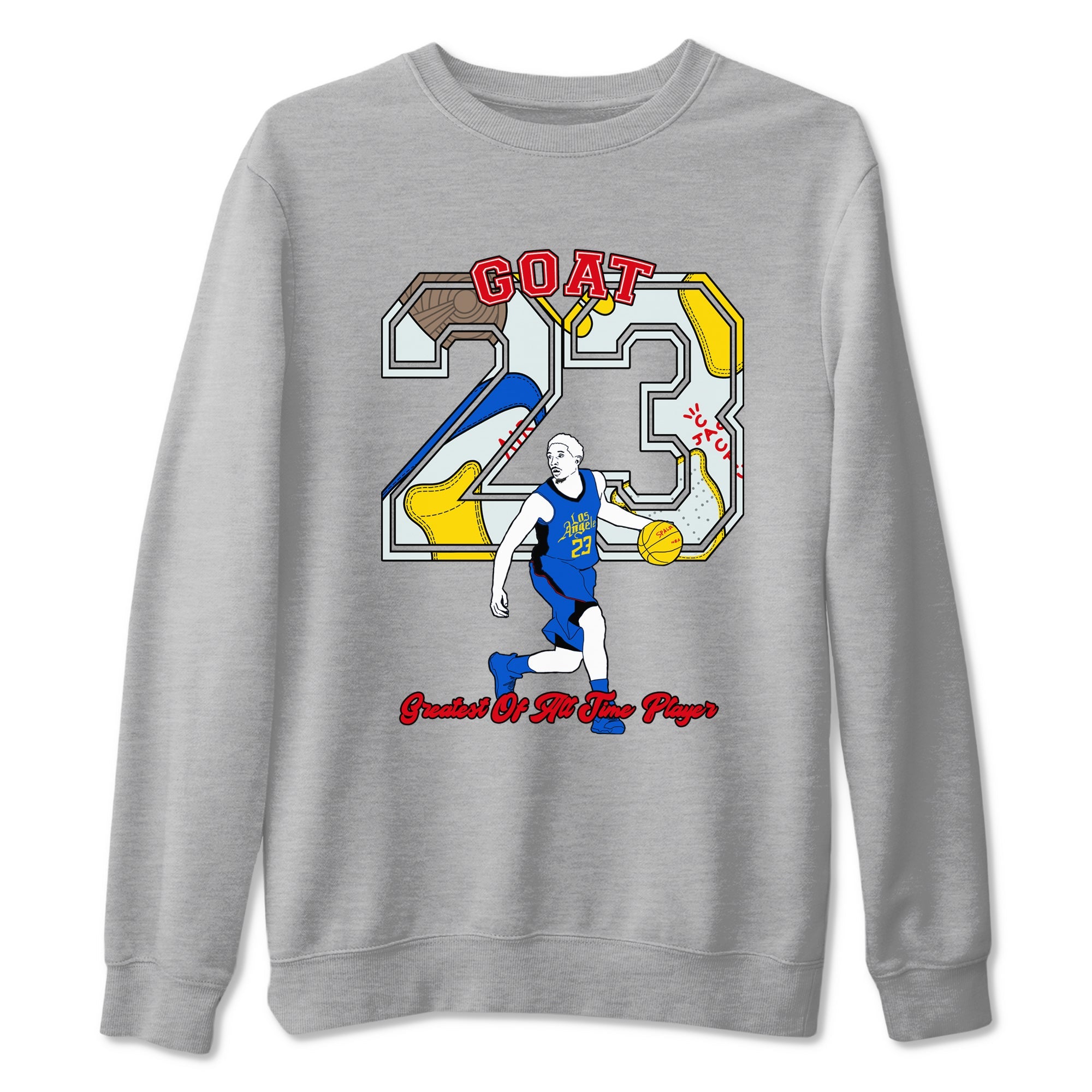 1s Travis Scott Canary shirt to match jordans Goat Player sneaker tees Air Jordan 1 Travis Scott Canary SNRT Sneaker Release Tees unisex cotton Heather Grey 2 crew neck shirt