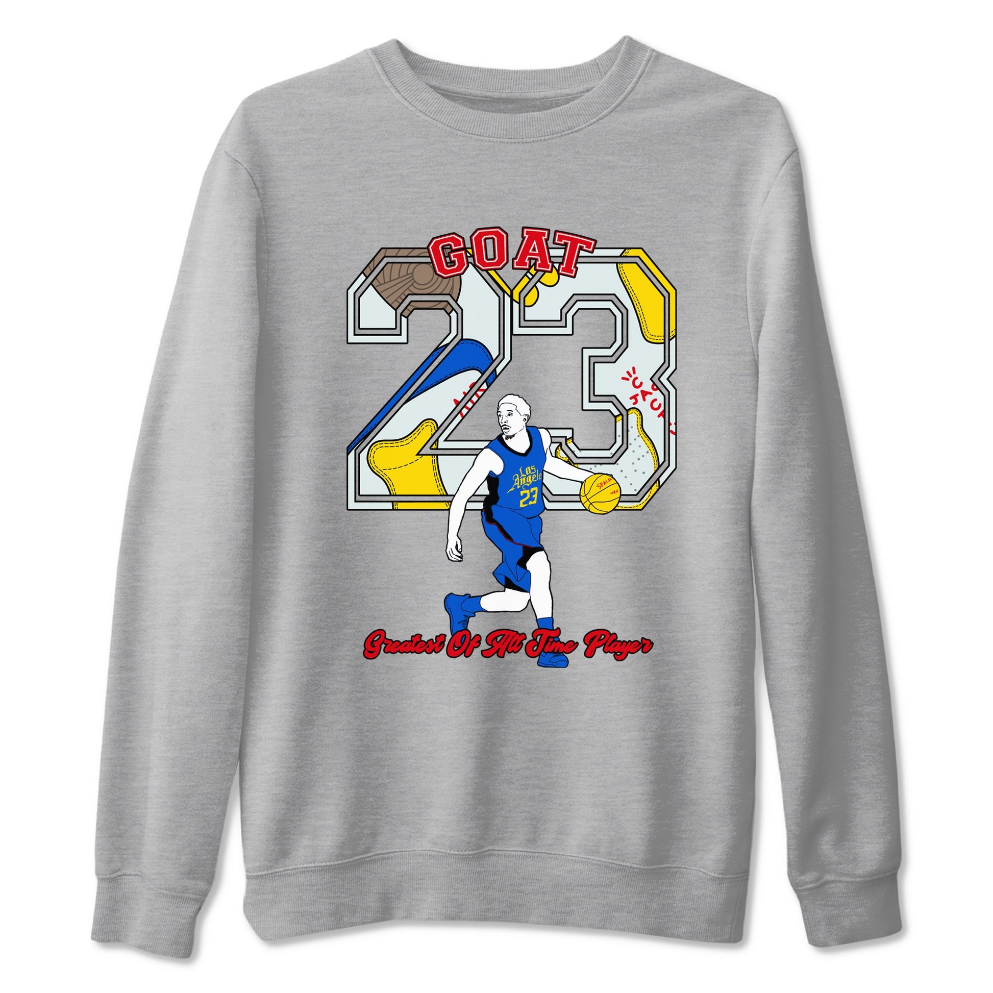 1s Travis Scott Canary shirt to match jordans Goat Player sneaker tees Air Jordan 1 Travis Scott Canary SNRT Sneaker Release Tees unisex cotton Heather Grey 2 crew neck shirt