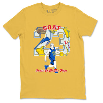 1s Travis Scott Canary shirt to match jordans Goat Player sneaker tees Air Jordan 1 Travis Scott Canary SNRT Sneaker Release Tees unisex cotton Daisy 2 crew neck shirt