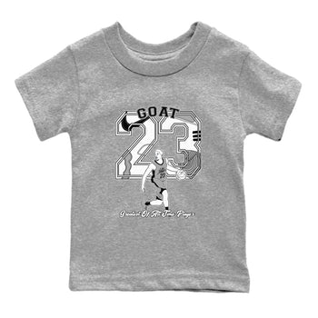 1s Wolf Grey shirts to match jordans Goat Player sneaker match tees Air Jordan 1 Wolf Grey SNRT Sneaker Tees streetwear brand Baby and Youth Heather Grey 2 cotton tee
