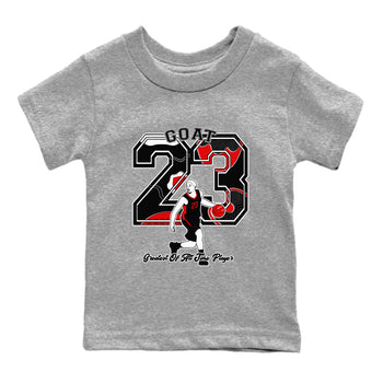 11s Bred Velvet shirts to match jordans Goat Player sneaker match tees Air Jordan 11 Retro Bred Velvet match shoes to clothes SNRT Sneaker Tees Youth Baby Heather Grey 2 tee