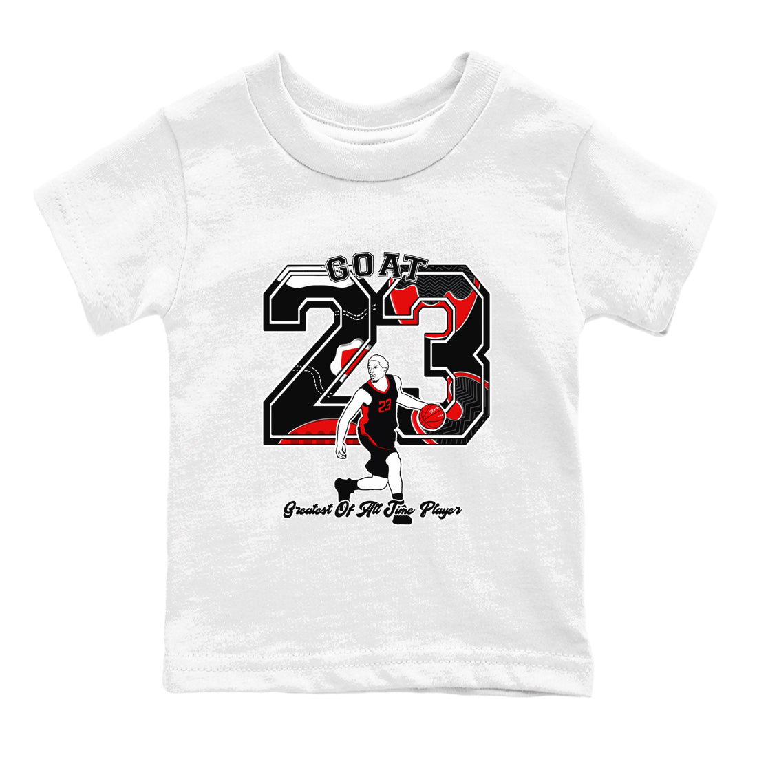 11s Bred Velvet shirts to match jordans Goat Player sneaker match tees Air Jordan 11 Retro Bred Velvet match shoes to clothes SNRT Sneaker Tees Youth Baby White 2 tee