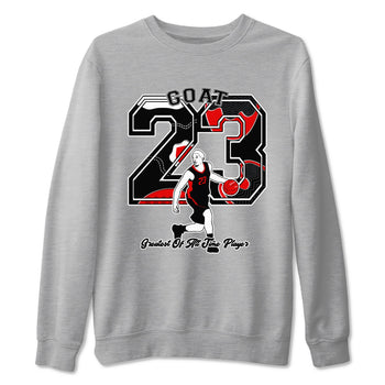 11s Bred Velvet shirts to match jordans Goat Player sneaker match tees Air Jordan 11 Retro Bred Velvet match shoes to clothes SNRT Sneaker Tees unisex cotton Heather Grey 2 shirts