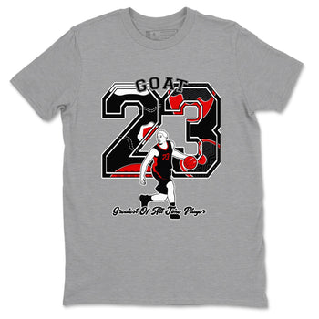 11s Bred Velvet shirts to match jordans Goat Player sneaker match tees Air Jordan 11 Retro Bred Velvet match shoes to clothes SNRT Sneaker Tees unisex cotton Heather Grey 2 shirts