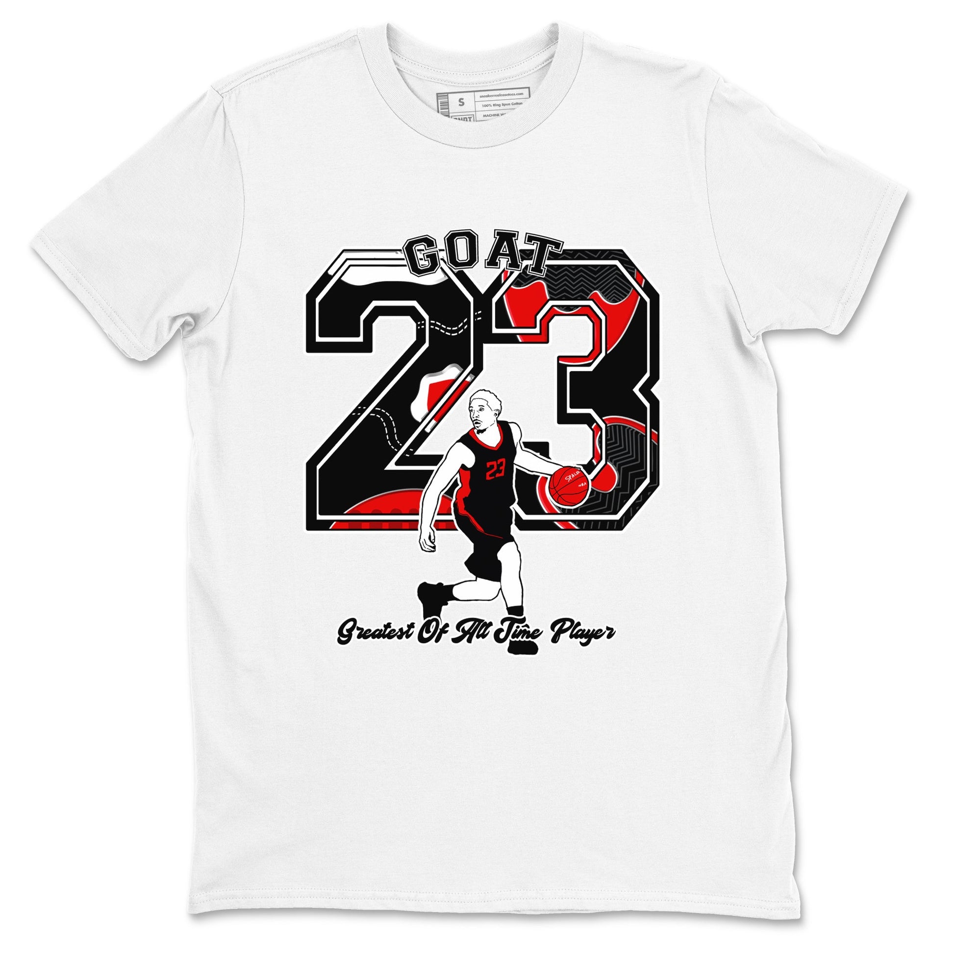11s Bred Velvet shirts to match jordans Goat Player sneaker match tees Air Jordan 11 Retro Bred Velvet match shoes to clothes SNRT Sneaker Tees unisex cotton White 2 shirts