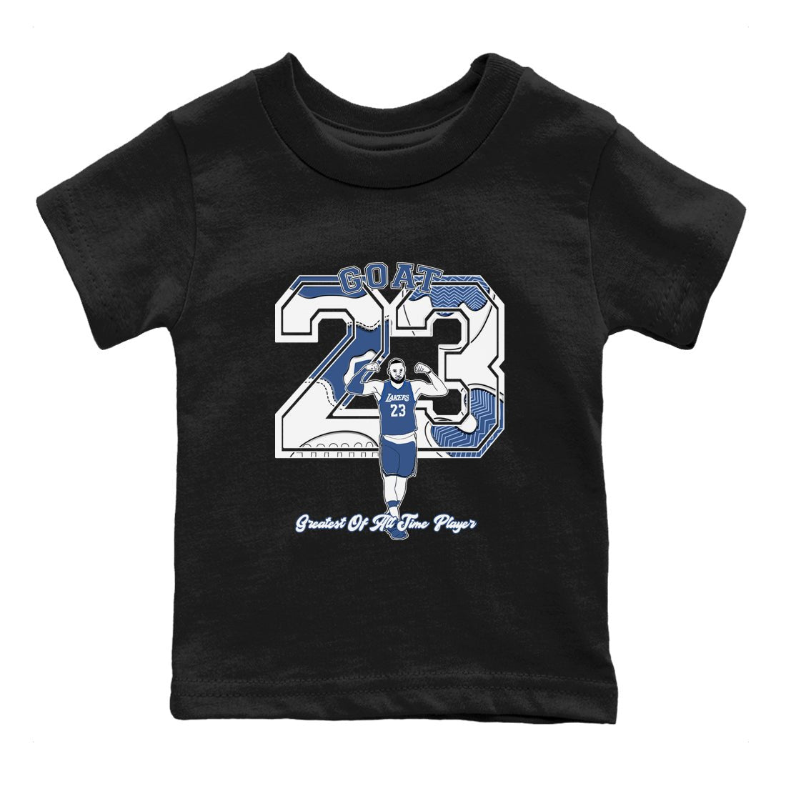 11s Diffused Blue shirts to match jordans Goat Player sneaker match tees Air Jordan 11 Diffused Blue SNRT Sneaker Tees streetwear brand Baby and Youth Black 2 cotton tee