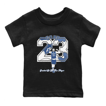 11s Diffused Blue shirts to match jordans Goat Player sneaker match tees Air Jordan 11 Diffused Blue SNRT Sneaker Tees streetwear brand Baby and Youth Black 2 cotton tee