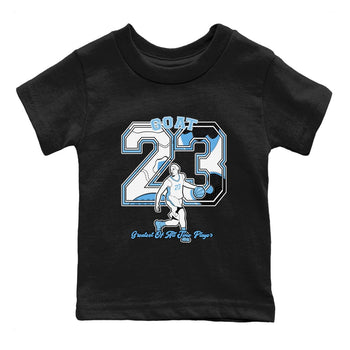 11s Legend Blue shirts to match jordans Goat Player best t shirts to wear with jordans AJ11 Retro Legend Blue match shoes to clothes SNRT Sneaker Tees Youth Baby Black 2 tee