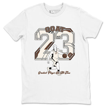 AJ12 Baroque Brown shirts to match jordans Goat Player best t shirts to wear with jordans SoleFly x Jordan 12 Baroque Brown match shoes to clothes SNRT Sneaker Tees unisex cotton White 2 shirts