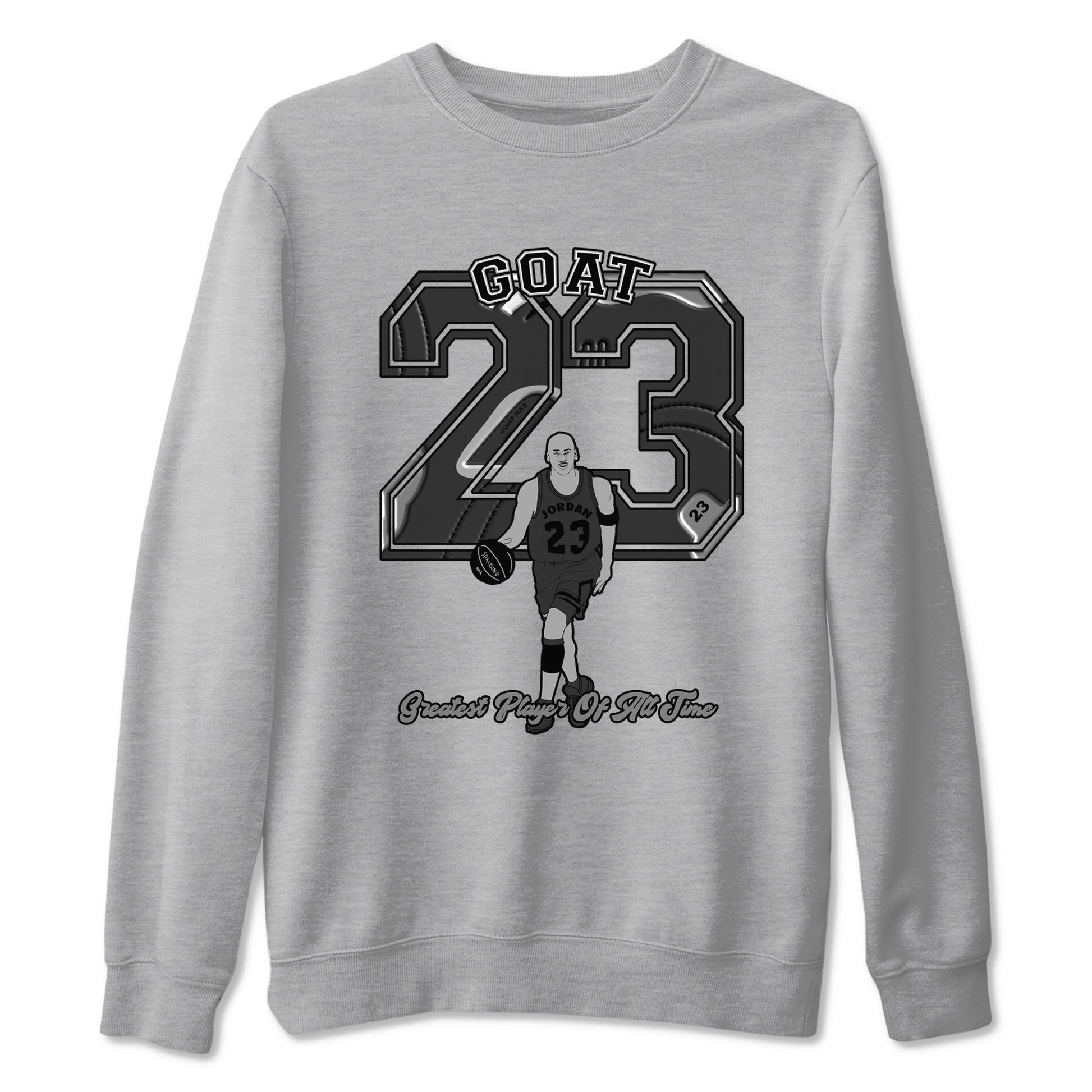12s Black Wolf Grey shirts to match jordans Goat Player sneaker match tees Air Jordan 12 Barons match shoes to clothes SNRT Sneaker Tees unisex cotton Heather Grey 2 shirts