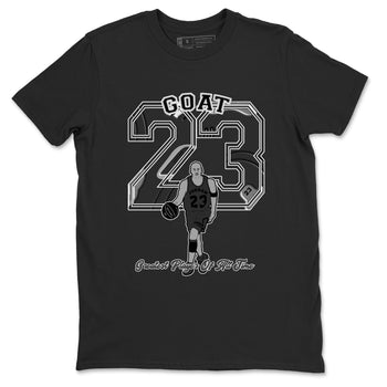 12s Black Wolf Grey shirts to match jordans Goat Player sneaker match tees Air Jordan 12 Barons match shoes to clothes SNRT Sneaker Tees unisex cotton Black 2 shirts