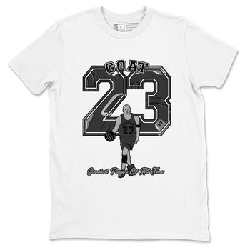 12s Black Wolf Grey shirts to match jordans Goat Player sneaker match tees Air Jordan 12 Barons match shoes to clothes SNRT Sneaker Tees unisex cotton White 2 shirts