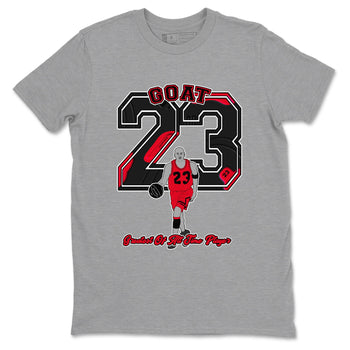 12s Flu Game shirts to match jordans Goat Player sneaker match tees Air Jordan 12 Retro Flu Game match shoes to clothes SNRT Sneaker Tees unisex cotton Heather Grey 2 shirts