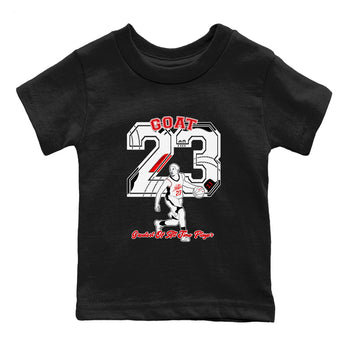 Air Jordan 12 Red Taxi shirts to match jordans Goat Player sneaker match tees 12s Red Taxi SNRT sneaker release tees baby toddler Black 2 cotton Shirt
