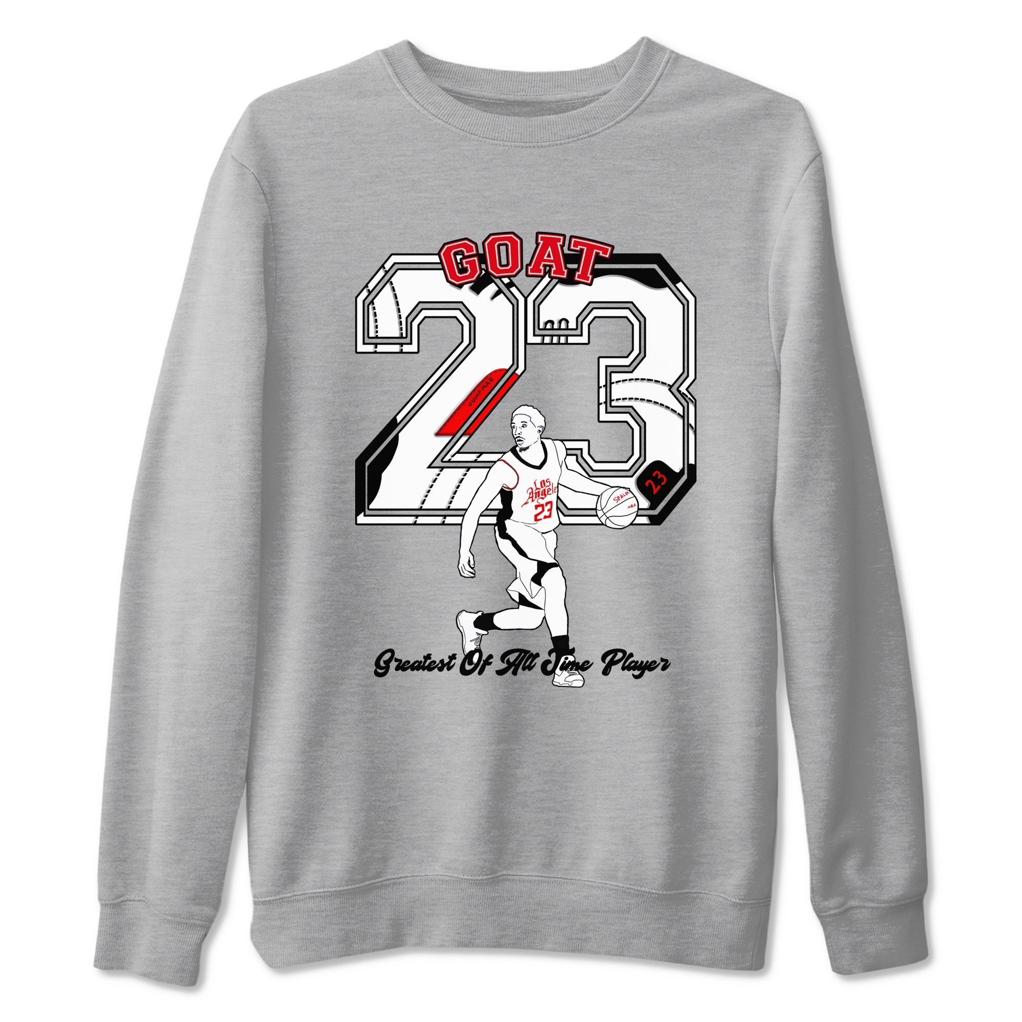 Air Jordan 12 Red Taxi shirts to match jordans Goat Player sneaker match tees 12s Red Taxi SNRT sneaker release Tees unisex cotton Heather Grey 2 crew neck shirt