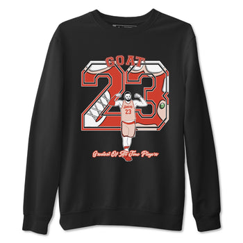 AJ13 Dune Red shirts to match jordans Goat Player sneaker match tees Air Jordan 13 Dune Red SNRT Sneaker Tees streetwear brand Black 2 unisex cotton tee