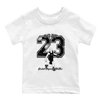 4s Black Cat shirts to match jordans Goat Player sneaker match tees Air Jordan 4 Black Cat match shoes to clothes SNRT Sneaker Tees Youth Baby White 2 tee