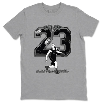4s Black Cat shirts to match jordans Goat Player sneaker match tees Air Jordan 4 Black Cat match shoes to clothes SNRT Sneaker Tees unisex cotton Heather Grey 2 shirts