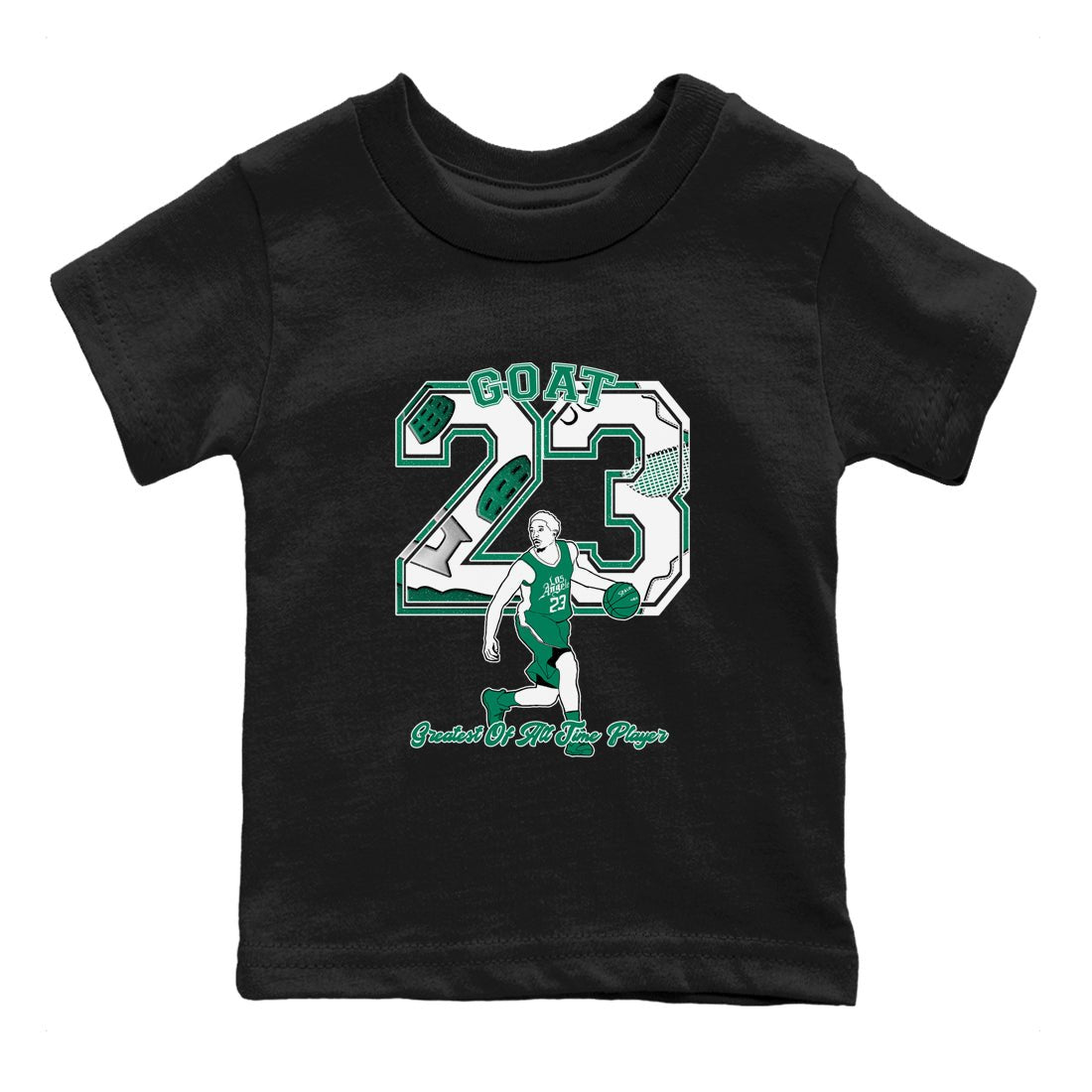 4s Oxidized Green shirts to match jordans Goat Player sneaker match tees Air Jordan 4 Oxidized Green SNRT Sneaker Tees streetwear brand Baby and Youth Black 2 cotton tee