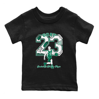 4s Oxidized Green shirts to match jordans Goat Player sneaker match tees Air Jordan 4 Oxidized Green SNRT Sneaker Tees streetwear brand Baby and Youth Black 2 cotton tee