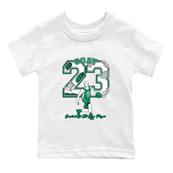 4s Oxidized Green shirts to match jordans Goat Player sneaker match tees Air Jordan 4 Oxidized Green SNRT Sneaker Tees streetwear brand Baby and Youth White 2 cotton tee