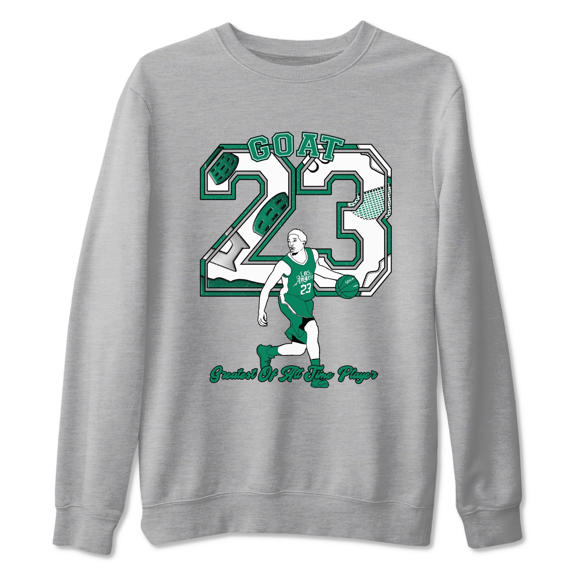 4s Oxidized Green shirts to match jordans Goat Player sneaker match tees Air Jordan 4 Oxidized Green SNRT Sneaker Tees streetwear brand Heather Grey 2 unisex cotton tee