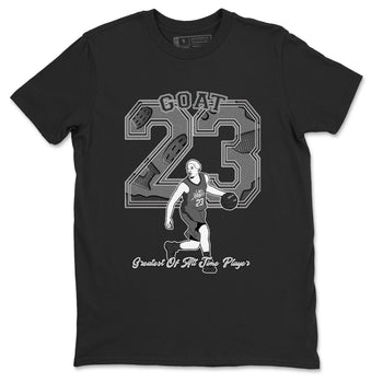 4s Wet Cement shirts to match jordans Goat Player sneaker match tees Air Jordan 4 Wet Cement SNRT Sneaker Release Tees unisex cotton Black 2 crew neck shirts