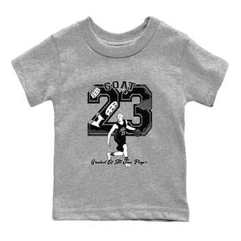 4s White Thunder shirts to match jordans Goat Player sneaker match tees Air Jordan 4 White Thunder SNRT Sneaker Tees streetwear brand Baby and Youth Heather Grey 2 cotton tee
