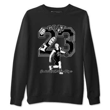 4s White Thunder shirts to match jordans Goat Player sneaker match tees Air Jordan 4 White Thunder SNRT Sneaker Tees streetwear brand Black 2 unisex cotton tee