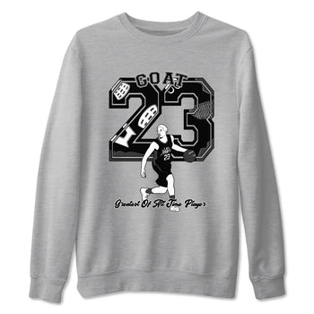 4s White Thunder shirts to match jordans Goat Player sneaker match tees Air Jordan 4 White Thunder SNRT Sneaker Tees streetwear brand Heather Grey 2 unisex cotton tee