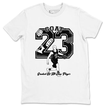 4s White Thunder shirts to match jordans Goat Player sneaker match tees Air Jordan 4 White Thunder SNRT Sneaker Tees streetwear brand White 2 unisex cotton tee