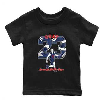 AJ6 White And Midnight Navy shirt to match jordans Goat Player sneaker tees Air Jordan 6 Olympic SNRT sneaker release tees baby toddler Black 2 cotton Shirt