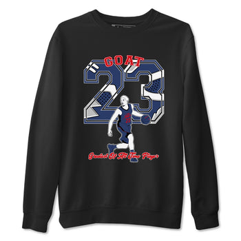 AJ6 White And Midnight Navy shirt to match jordans Goat Player sneaker tees Air Jordan 6 Olympic SNRT Sneaker Release Tees unisex cotton Black 2 crew neck shirt