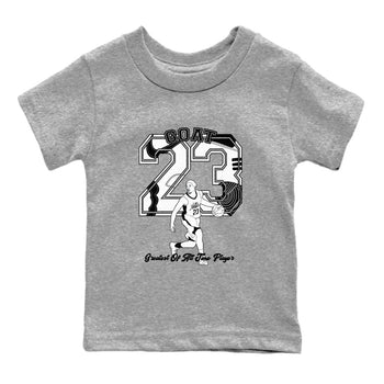 Dunk Black White shirts to match jordans Goat Player sneaker match tees Dunk Panda SNRT Sneaker Release Tees Youth Baby Heather Grey 2 crew neck shirts
